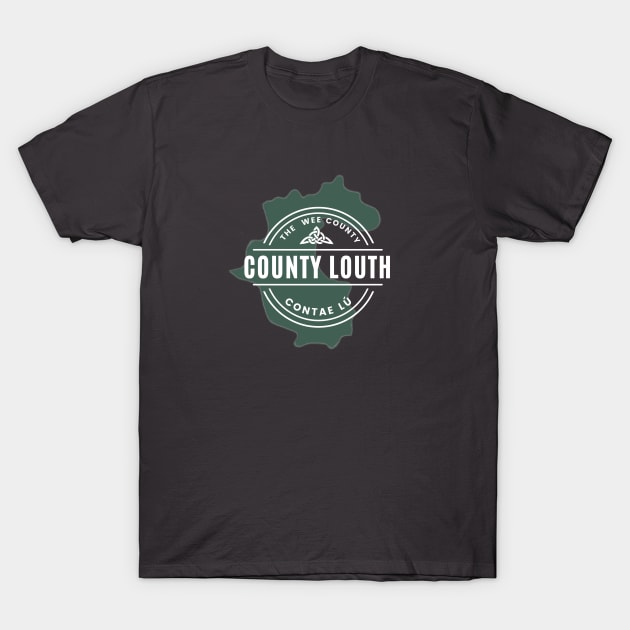 County Louth Map T-Shirt by TrueCelt